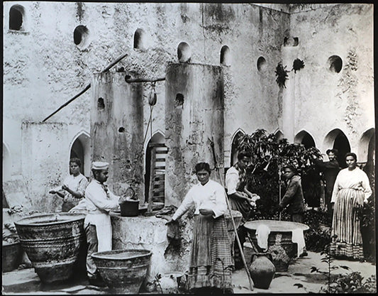 Amalfi Lavoratori albergo Luna 1896 Ft 775 - Stampa 30x24 cm - Farabola Stampa ai sali d'argento