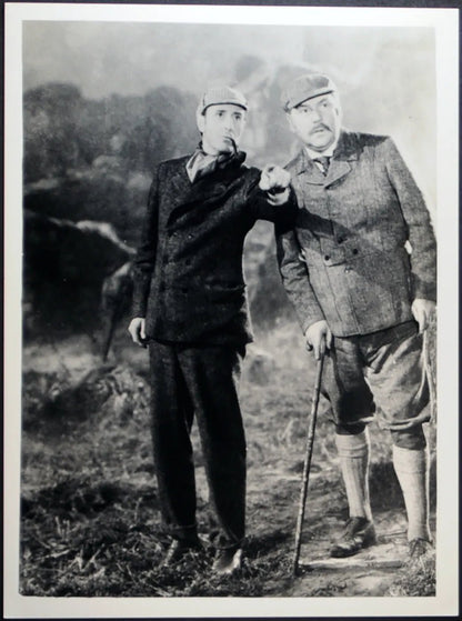 Basil Rathbone e Nigel Bruce 1939 Ft 1657 - Stampa 24x18 cm - Farabola Stampa ai sali d'argento