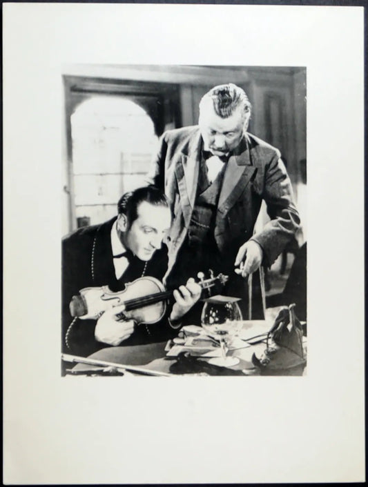 Basil Rathbone e Nigel Bruce 1939 Ft 1658 - Stampa 24x18 cm - Farabola Stampa ai sali d'argento