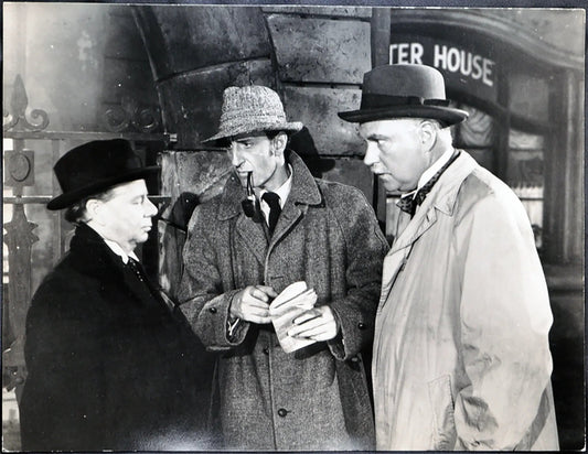 Basil Rathbone in Sherlock Holmes anni 50 Ft 2131 - Stampa 24x30 cm - Farabola Stampa ai sali d'argento