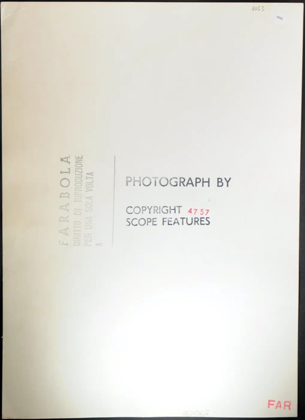Bing Crosby 1972 Ft 1053 - Stampa 24x37 cm - Farabola Stampa ai sali d'argento
