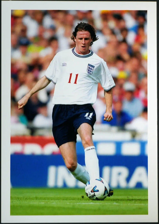 Calcio Inghilterra Steve McManaman 1999 Ft 97 - Stampa 24x18 cm - Farabola Stampa digitale