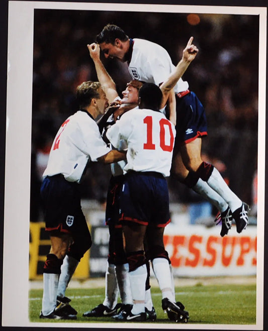 Calcio Mondiali 1994 Paul Gascoigne Ft 104 - Stampa 20x25 cm - Farabola Stampa digitale