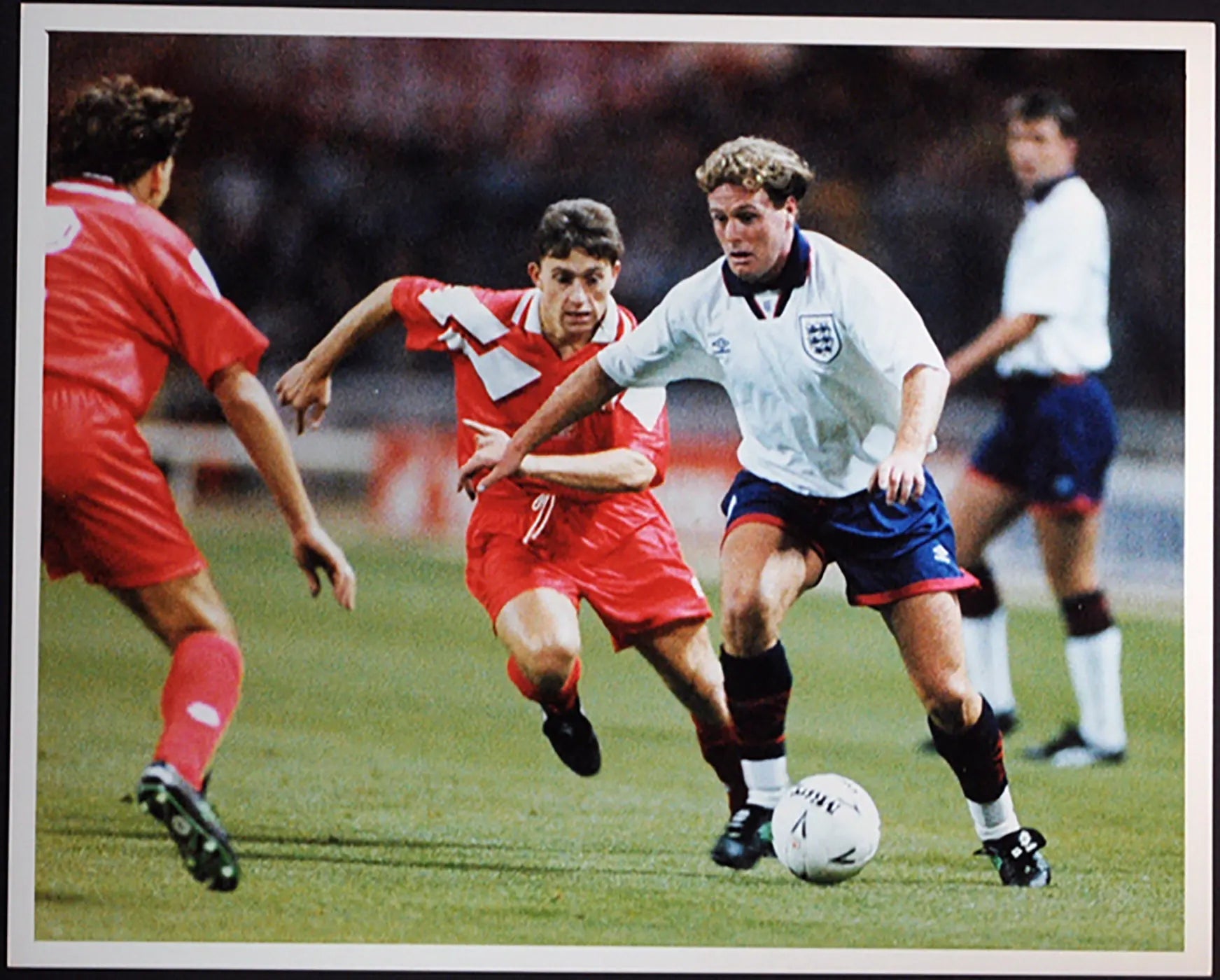 Calcio Mondiali 1994 Paul Gascoigne Ft 110 - Stampa 20x25 cm - Farabola Stampa digitale