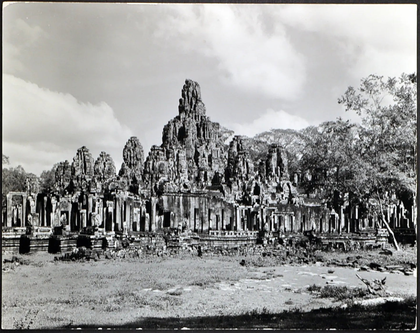 Cambogia Tempio Bayon 1998 Ft 2351 - Stampa 20x25 cm - Farabola Stampa ai sali d'argento