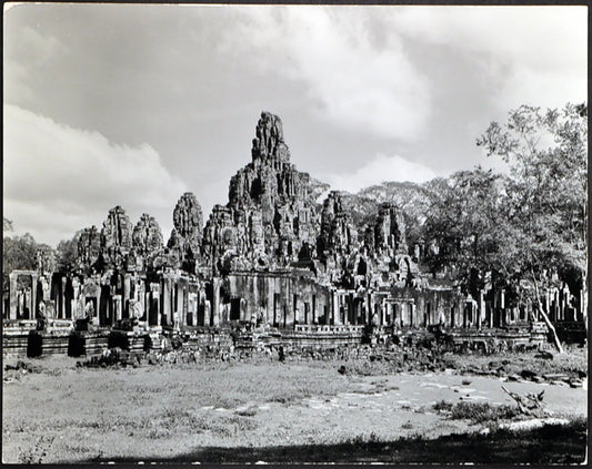 Cambogia Tempio Bayon 1998 Ft 2351 - Stampa 20x25 cm - Farabola Stampa ai sali d'argento