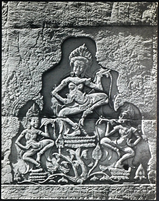Cambogia Tempio Bayon 1998 Ft 2352 - Stampa 20x25 cm - Farabola Stampa ai sali d'argento