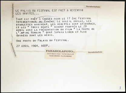 Cannes Palazzo del Festival 1964 Ft 1680 - Stampa 24x18 cm - Farabola Stampa ai sali d'argento