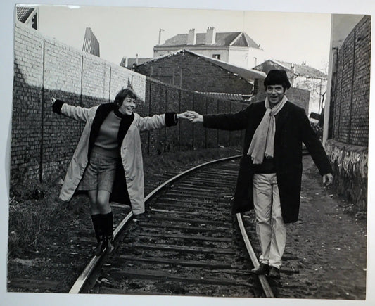Annie Girardot e Michel Cournot Ft 34843 - Stampa 21x27 cm - Farabola Stampa ai sali d'argento