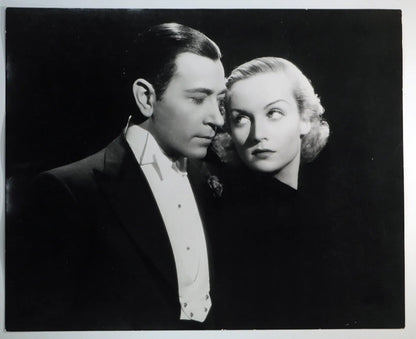 George Raft e Carol Lombard Ft 34885 - Stampa 30x24 cm - Farabola Stampa ai sali d'argento