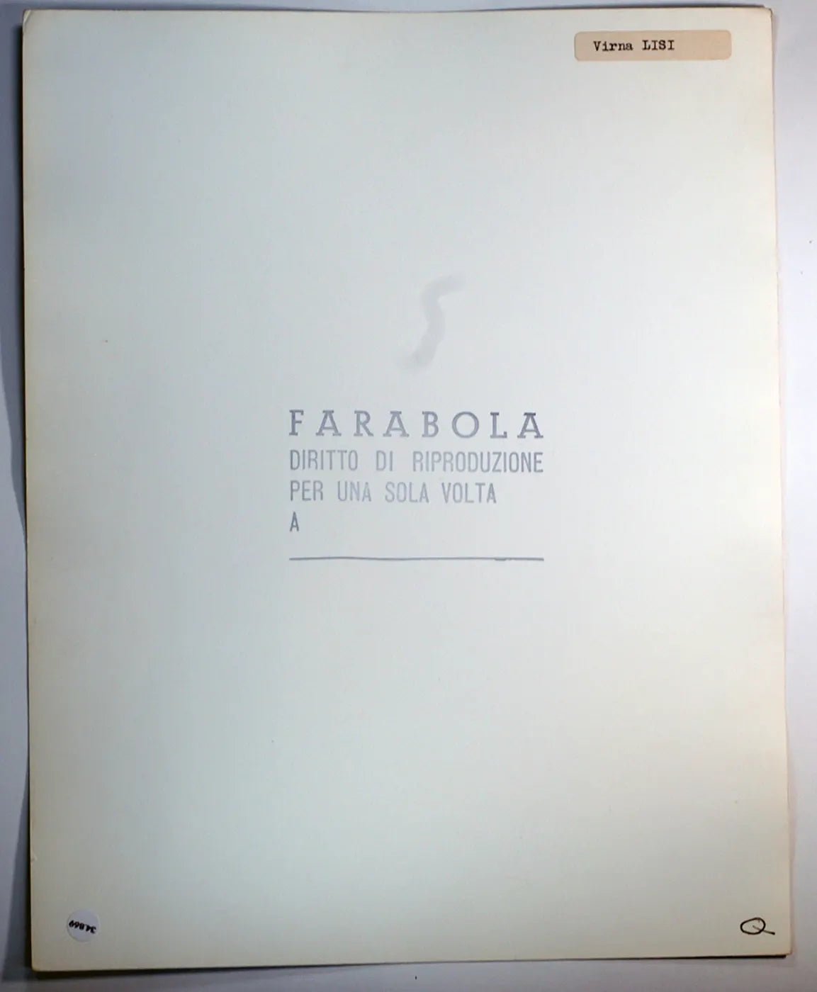 Virna Lisi anni 50 Ft 34869 - Stampa 30x24 cm - Farabola Stampa ai sali d'argento