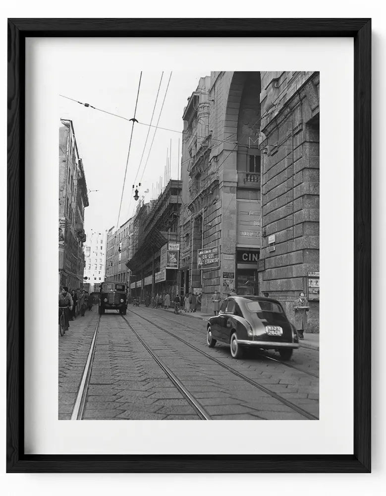 Corso Vittorio Emanuele, Milano 1954 - Farabola Fotografia