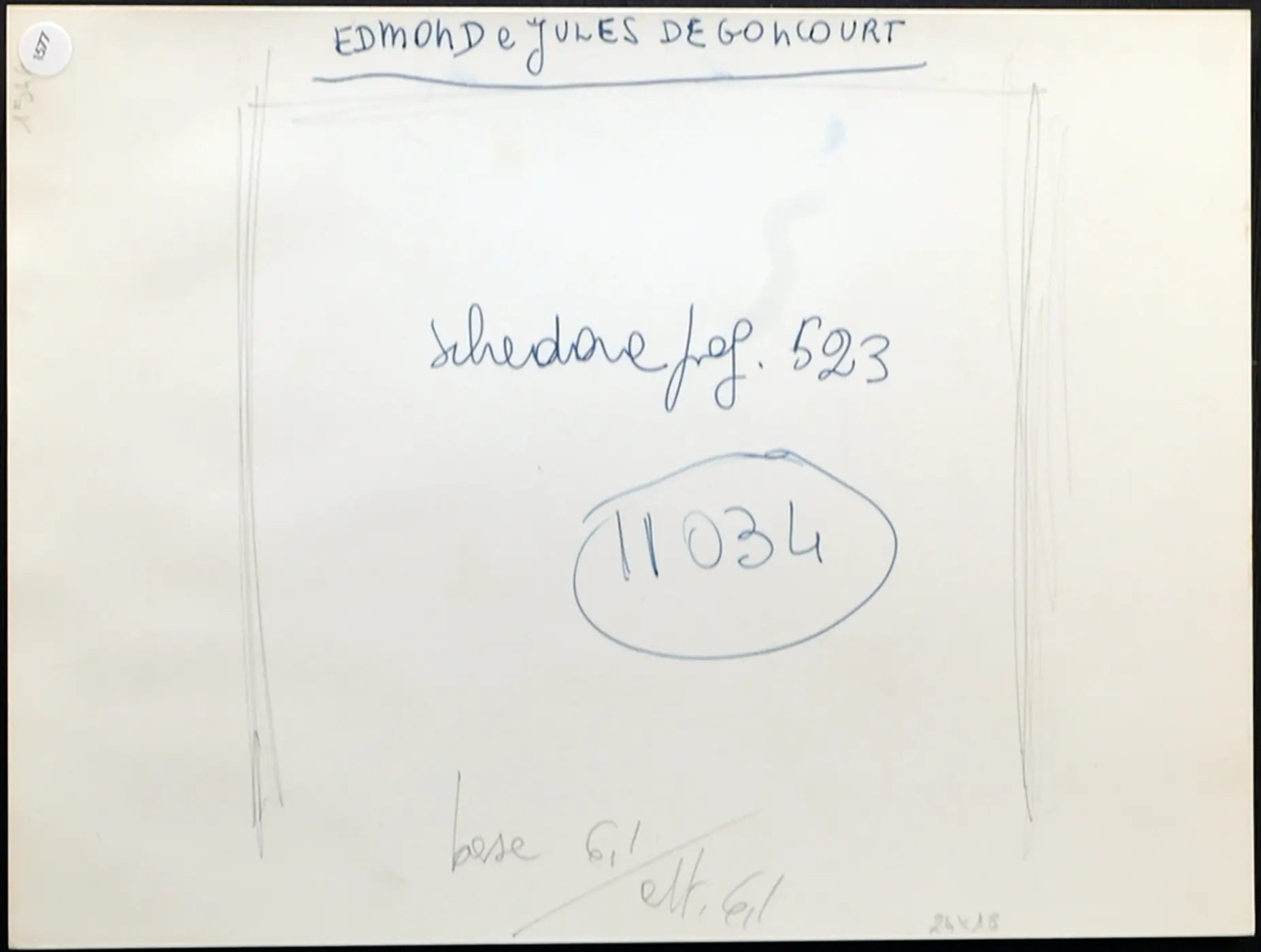 Edmond e Jules de Goncourt Ft 1577 - Stampa 24x18 cm - Farabola Stampa ai sali d'argento