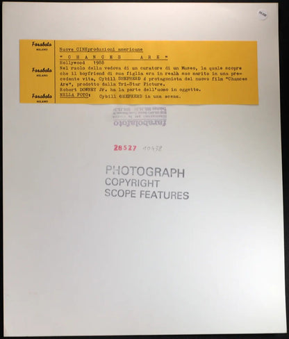 Cybill Shepherd Film anni 80 Ft 35021 - Stampa 25x30 cm - Farabola Stampa ai sali d'argento