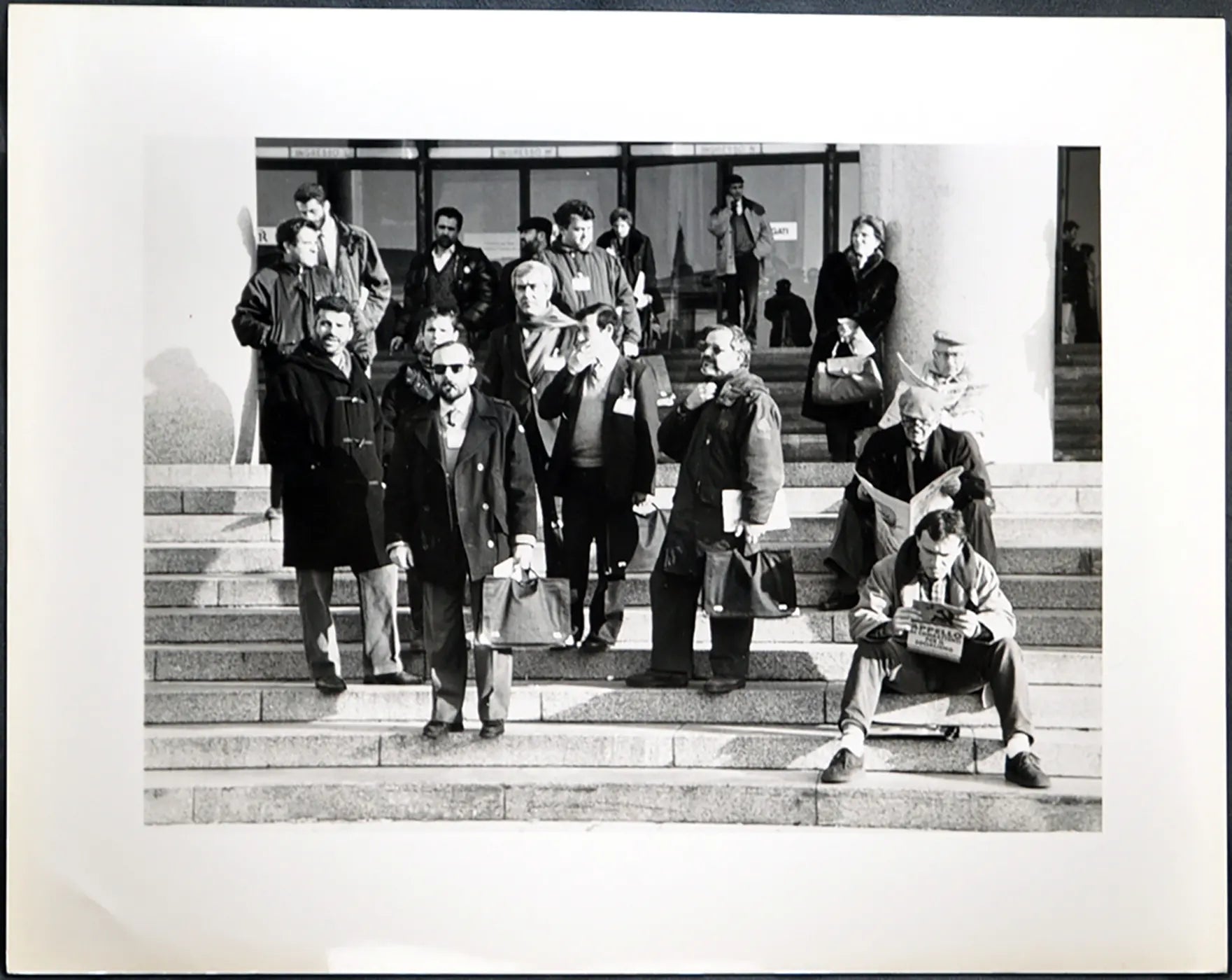 Delegati di Rifondazione Comunista anni 9 Ft 2102 - Stampa 24x30 cm - Farabola Stampa ai sali d'argento