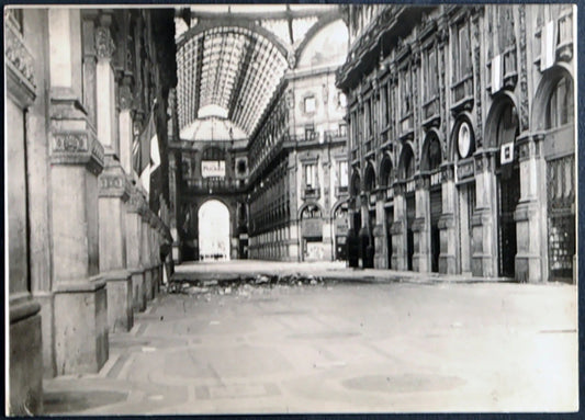 Dopoguerra Galleria Vittorio Emanuele Ft 1414 - Stampa 18x13 cm - Farabola Stampa ai sali d'argento