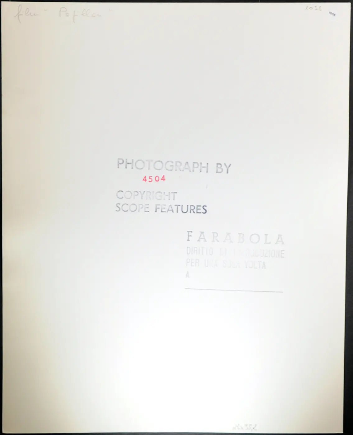 Dustin Hoffman Film Papillon Ft 1058 - Stampa 28x35 cm - Farabola Stampa ai sali d'argento