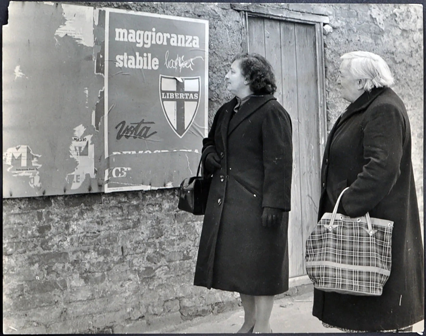 Elezioni Manifesti elettorali 1958 Ft 2035 - Stampa 21x27 cm - Farabola Stampa ai sali d'argento