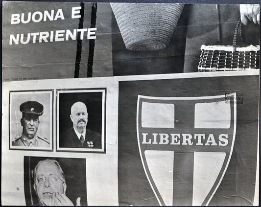Elezioni Manifesti elettorali 1958 Ft 2036 - Stampa 21x27 cm - Farabola Stampa ai sali d'argento
