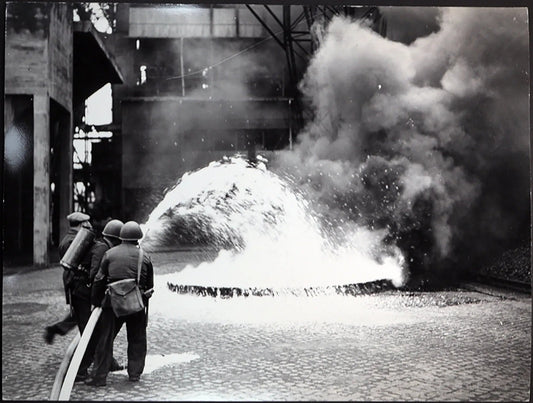Esercitazione antincendio 1941 Ft 22 - Stampa 30x23 cm - Farabola Stampa ai sali d'argento