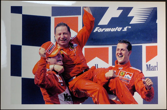 F1 Gp Ungheria 2001 Schumacher campione Ft 149 - Stampa 20x30 cm - Farabola Stampa digitale