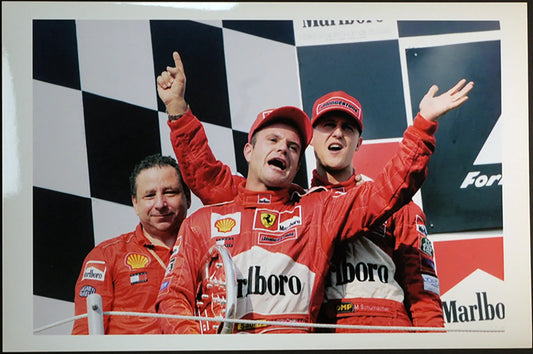 F1 Gp Ungheria 2001 Schumacher campione Ft 150 - Stampa 30x20 cm - Farabola Stampa digitale