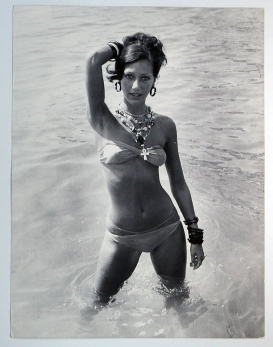 Festival di Venezia 1972 Marisa Berenson Ft 34847 - Stampa 24x18 cm - Farabola Stampa ai sali d'argento