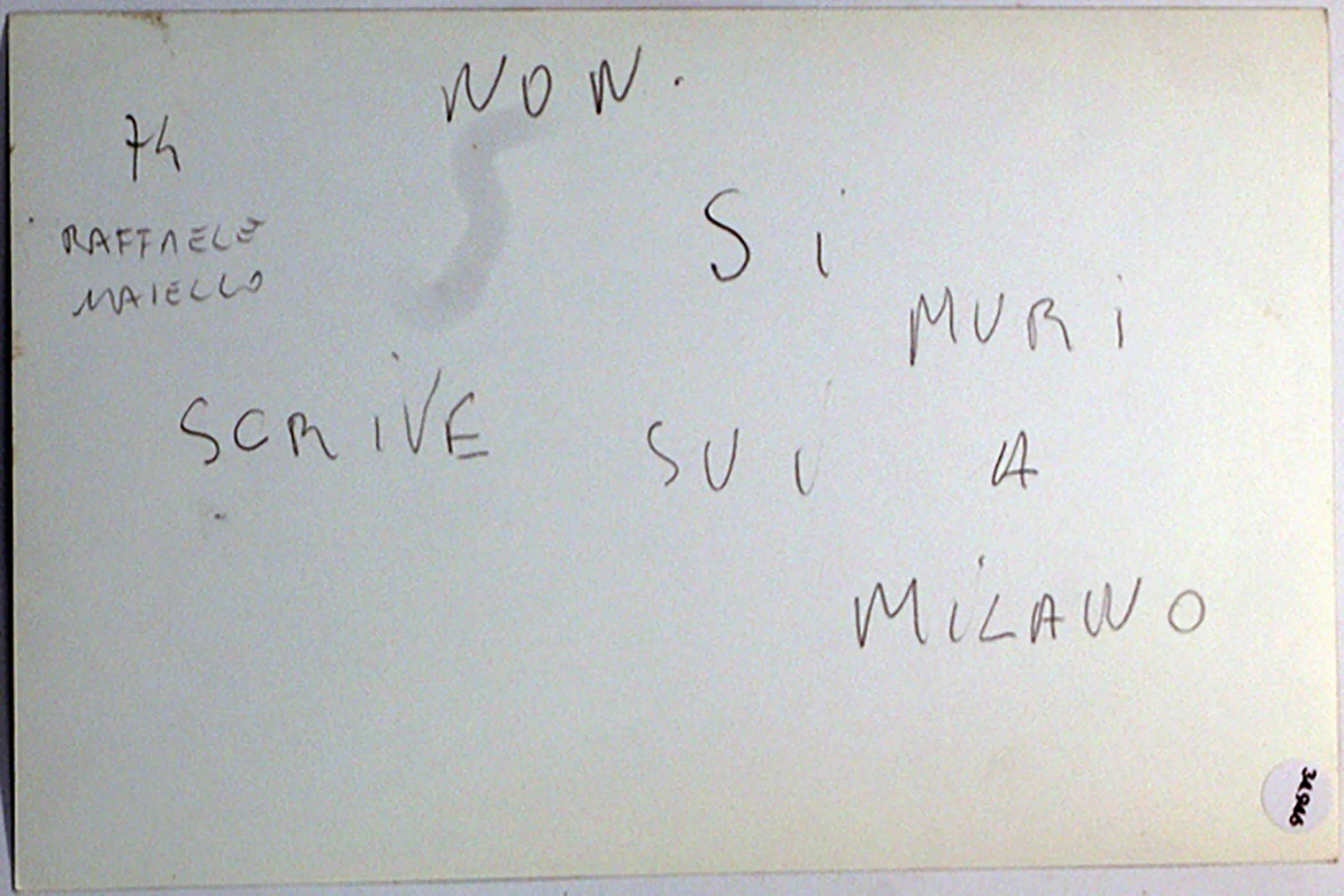 Film Non si scrive sui muri a Milano Ft 34946 - Stampa 18x13 cm - Farabola Stampa ai sali d'argento