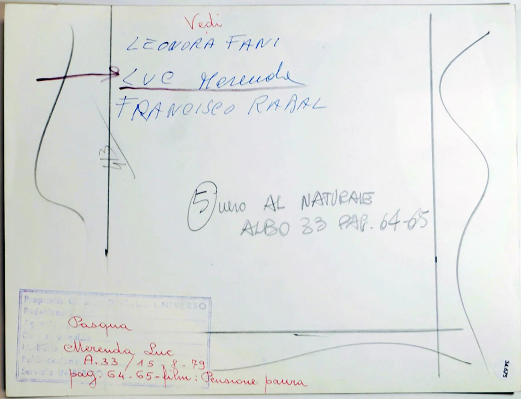 Film Pensione Paura 1978 Ft 34675 - Stampa 24x18 cm - Farabola Stampa ai sali d'argento