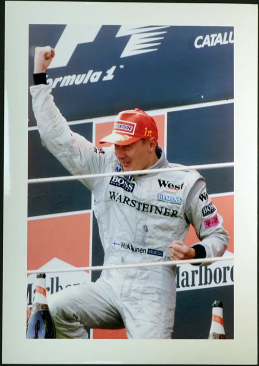 Formula 1 Gp di Spagna 2000 Hakkinen Ft 160 - Stampa 24x18 cm - Farabola Stampa digitale