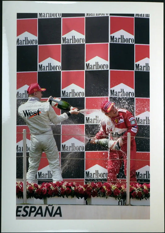 Formula 1 Gp di Spagna 2000 Podio Ft 159 - Stampa 24x18 cm - Farabola Stampa digitale