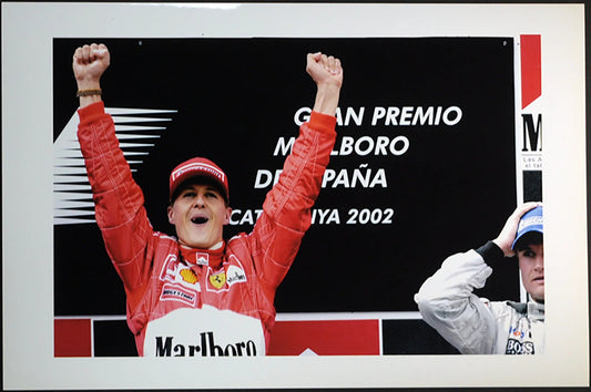Formula 1 Gp di Spagna 2002 Schumacher Ft 146 - Stampa 20x30 cm - Farabola Stampa digitale