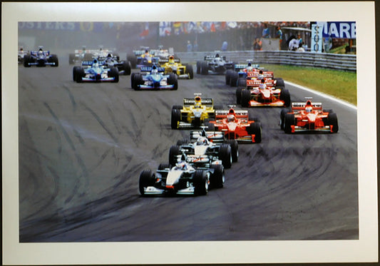 Formula 1 Gp d'Ungheria 1998 Gara Ft 169 - Stampa 24x18 cm - Farabola Stampa digitale
