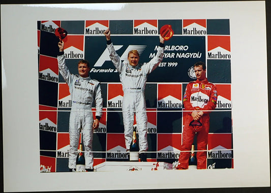 Formula 1 Gp d'Ungheria 1999 Podio Ft 170 - Stampa 24x18 cm - Farabola Stampa digitale