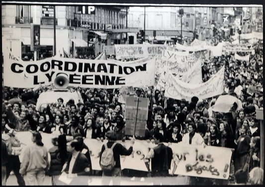 Francia Proteste studenti 1990 Ft 1681 - Stampa 21x15 cm - Farabola Stampa ai sali d'argento