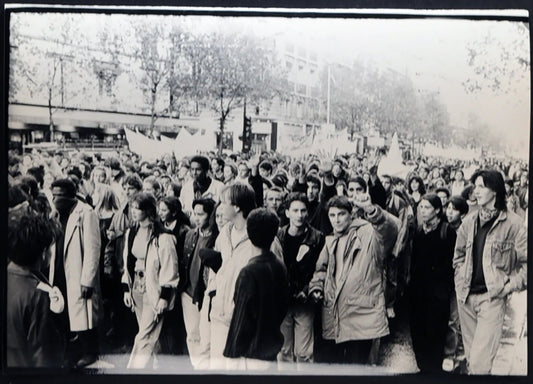 Francia Proteste studenti 1990 Ft 1684 - Stampa 21x15 cm - Farabola Stampa ai sali d'argento