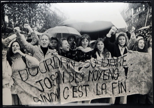 Francia Proteste studenti 1990 Ft 1693 - Stampa 21x15 cm - Farabola Stampa ai sali d'argento