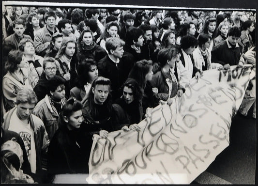 Francia Proteste studenti 1990 Ft 1699 - Stampa 21x15 cm - Farabola Stampa ai sali d'argento
