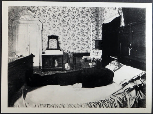 Giuseppe Verdi sul letto di morte Ft 1187 - Stampa 24x18 cm - Farabola Stampa ai sali d'argento