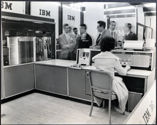 IBM Cervello Elettronico 1959 Ft 2021 - Stampa 21x27 cm - Farabola Stampa ai sali d'argento