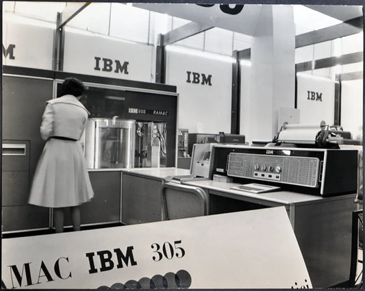 IBM Cervello Elettronico 1959 Ft 2025 - Stampa 21x27 cm - Farabola Stampa ai sali d'argento