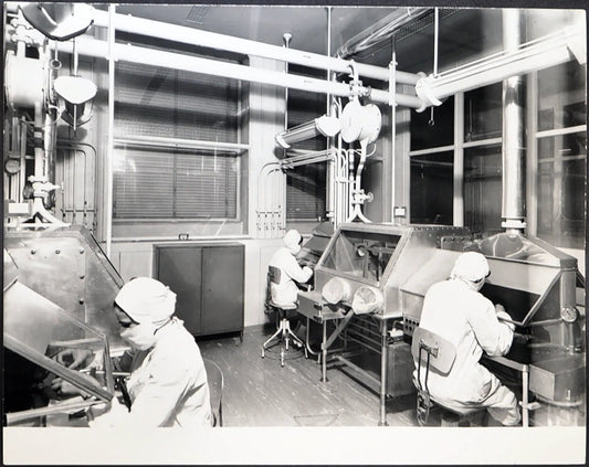 Industria Chimica Farmitalia anni 60 Ft 1959 - Stampa 21x27 cm - Farabola Stampa ai sali d'argento