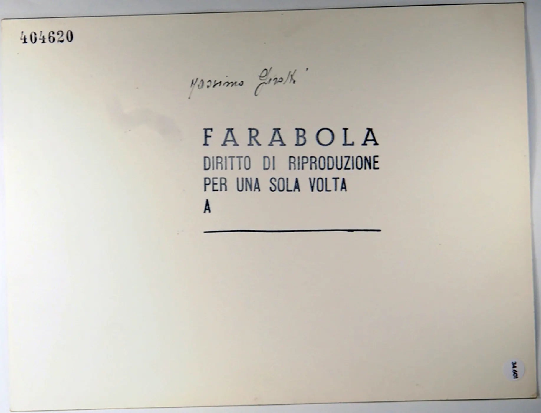 Le mani di Massimo Girotti Ft 34601 - Stampa 24x18 cm - Farabola Stampa ai sali d'argento