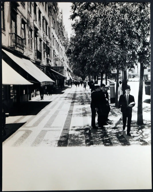 Lisbona Strada anni 60 Ft 1473 - Stampa 21x27 cm - Farabola Stampa ai sali d'argento