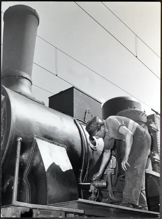 Locomotiva anni 60 Ft 2335 - Stampa 24x18 cm - Farabola Stampa ai sali d'argento