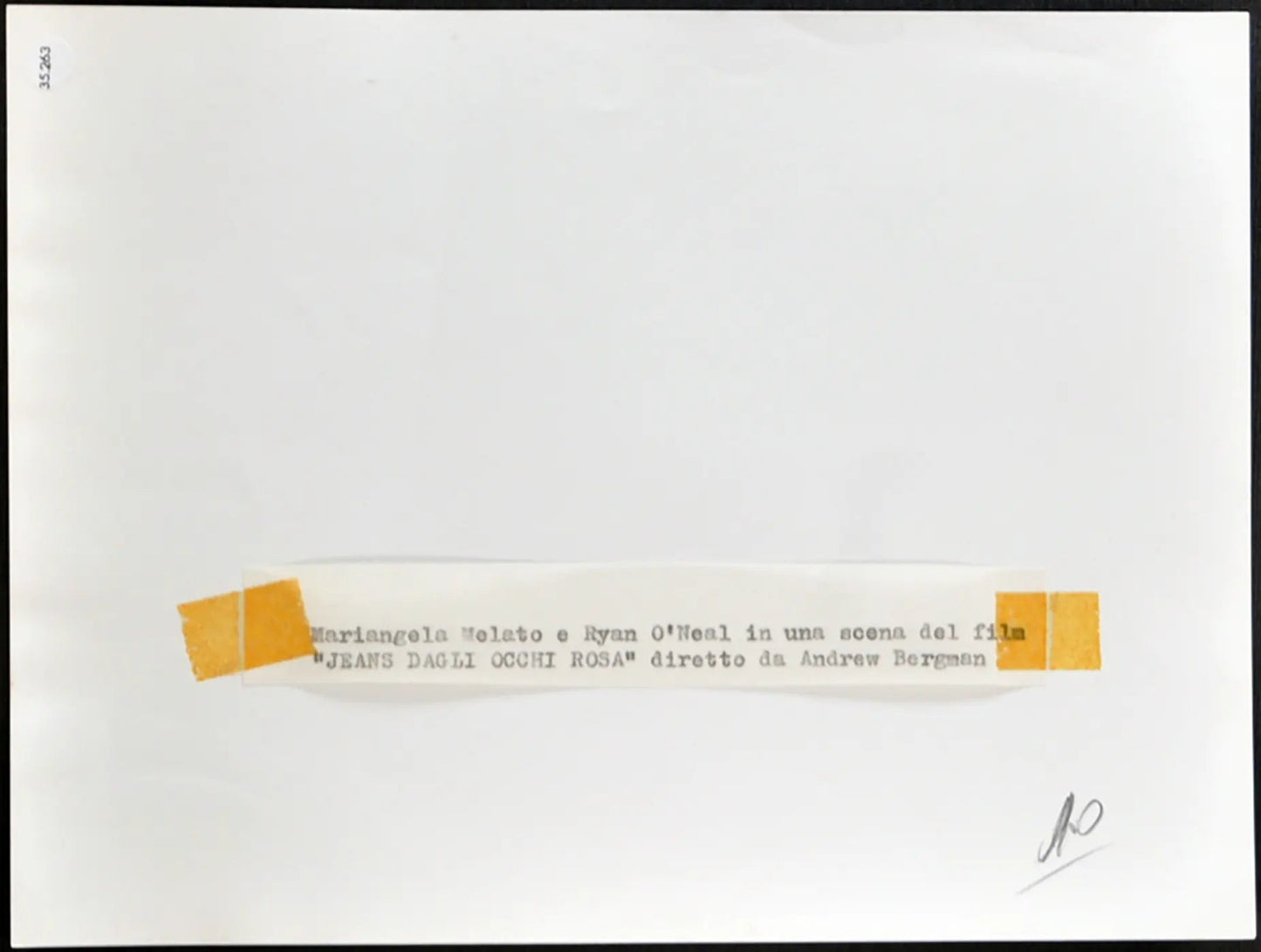 Mariangela Melato Ryan O'Neal 1981 Ft 35263 - Stampa 20x25 cm - Farabola Stampa ai sali d'argento