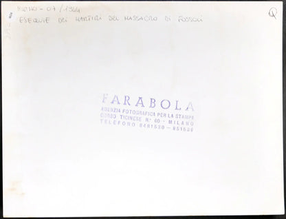 Massacro di Fossoli Esequie 1944 Ft 1858 - Stampa 24x18 cm - Farabola Stampa ai sali d'argento