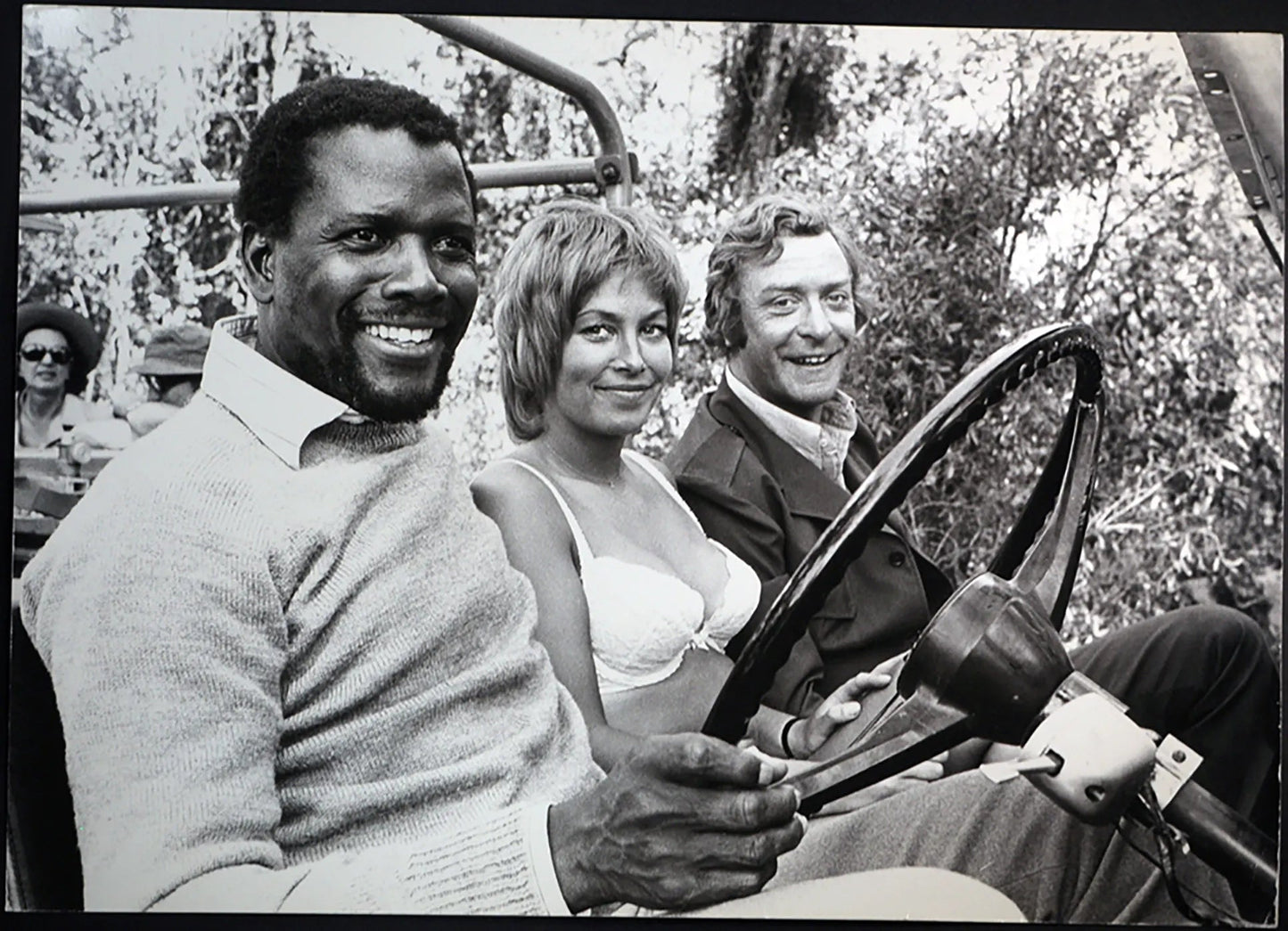 Michael Caine Sidney Poitier 1975 Ft 88 - Stampa 27x37 cm - Farabola Stampa ai sali d'argento