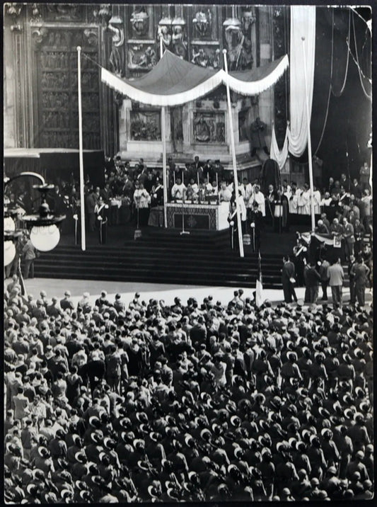 Anniversario Liberazione Milano 1955 Ft 1568 - Stampa 24x18 cm - Farabola Stampa ai sali d'argento