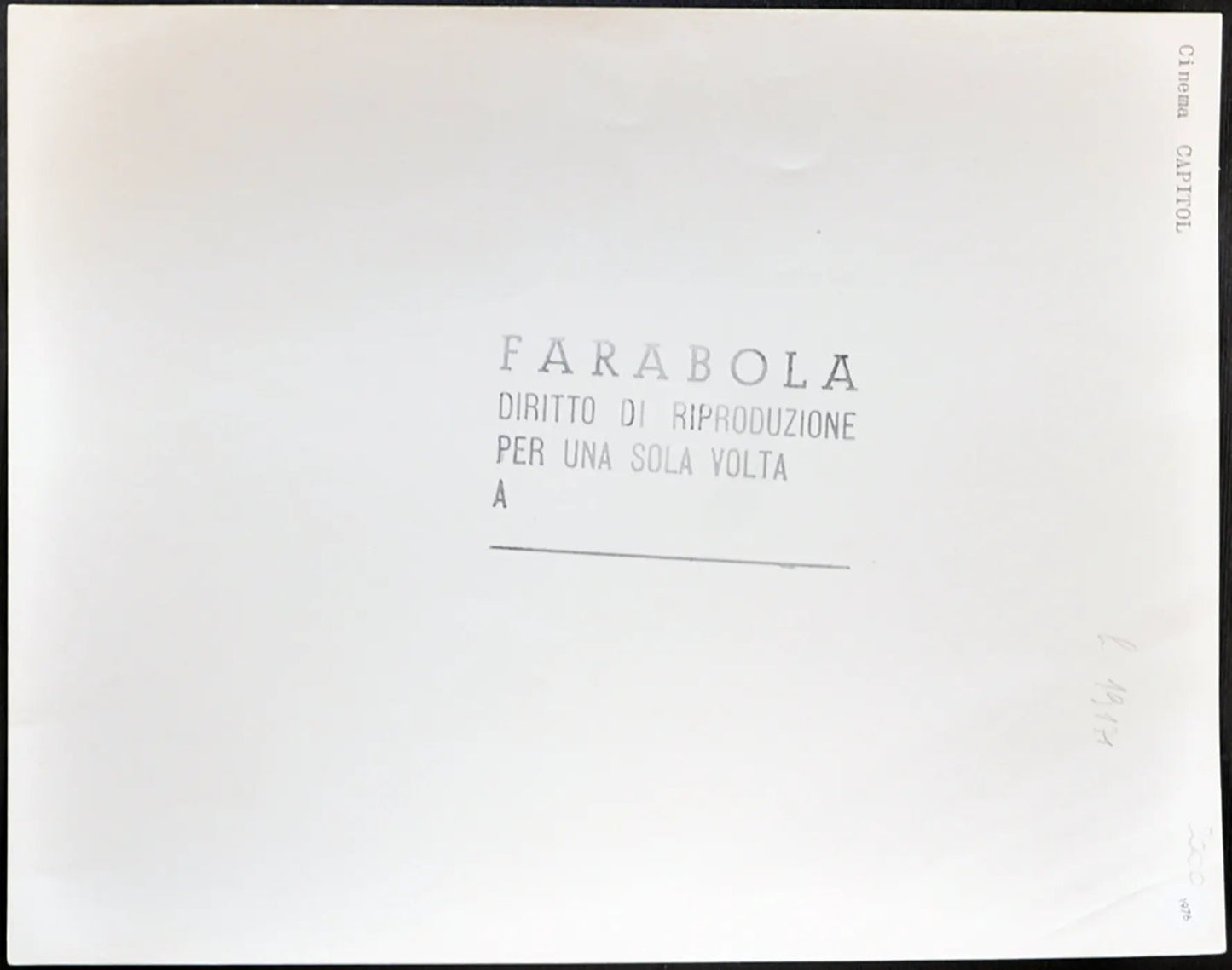 Cinema Capitol Milano anni 60 Ft 1976 - Stampa 21x27 cm - Farabola Stampa ai sali d'argento